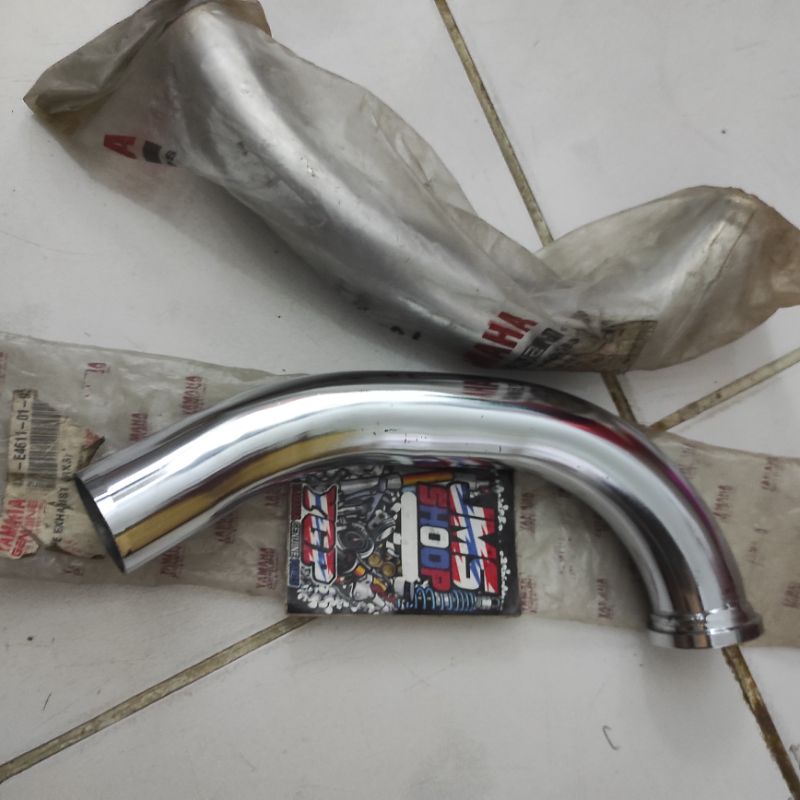 leher knalpot rx series yt115 original nos.