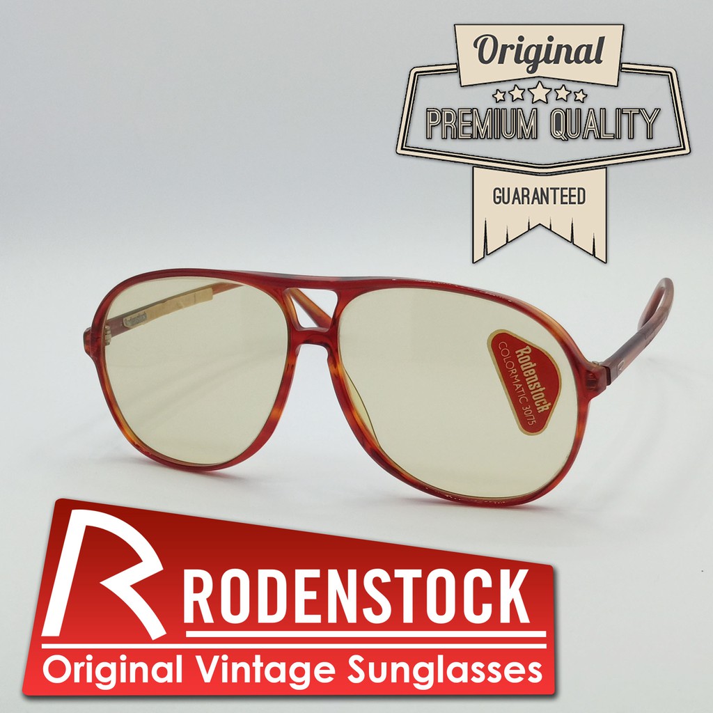 Kacamata Hitam Vintage Jadul Antik Original Aviator Rodenstock Miami 135 Colormatic 30/75 DEMI