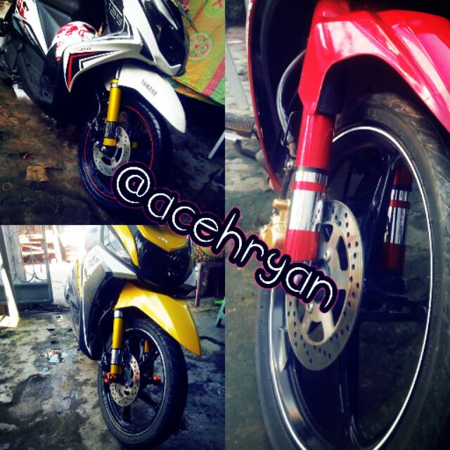 Cover sock motor metik (mio,beat,vario,scopy dll) yamaha dan hondaru