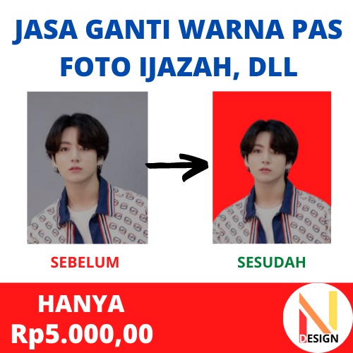 

Jasa Ganti Warna Pas Foto