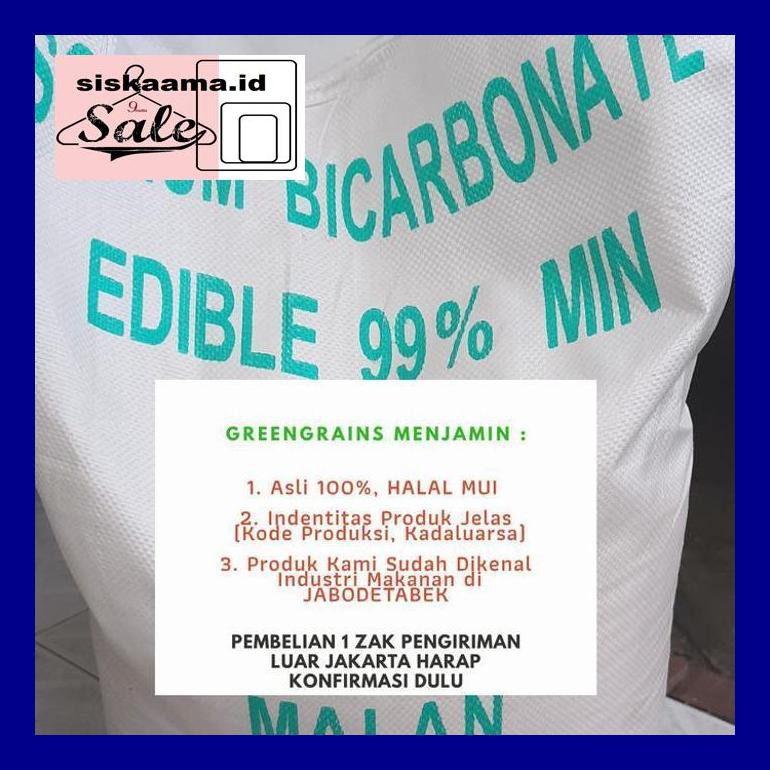 

A40D0Yh Sodium Bicarbonate / Soda Kue - 1 Kg D50Tr40V