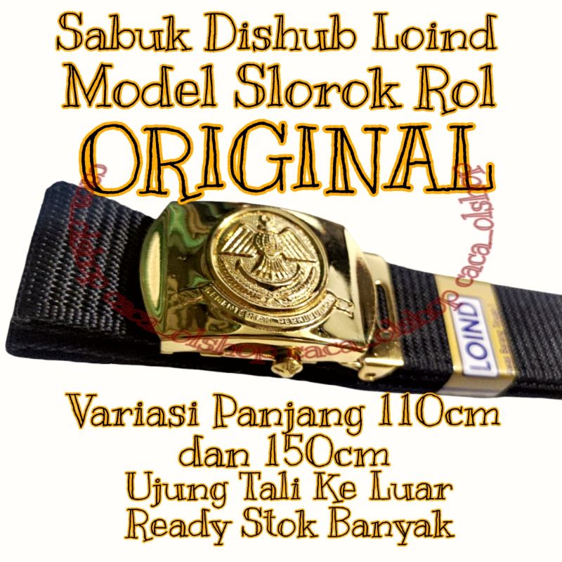 Sabuk / Gesper / Ikat Pinggang Kementerian / Perhubungan / Dishub Loind