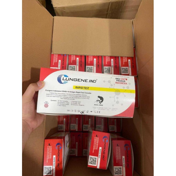 Alat Tes Covid Clungene Merah Nasal Ecer Swab Antigen Kemenkes Original