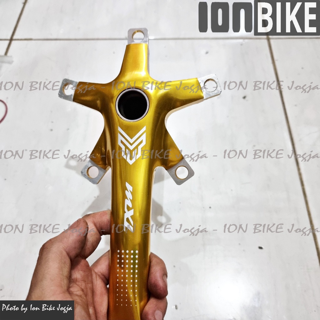 Crank Arm MXL HT2 Sepeda Lipat - Tangan Crank Seli BCD130 BCD 130 Hollowtech 2 Hollow Tech 2