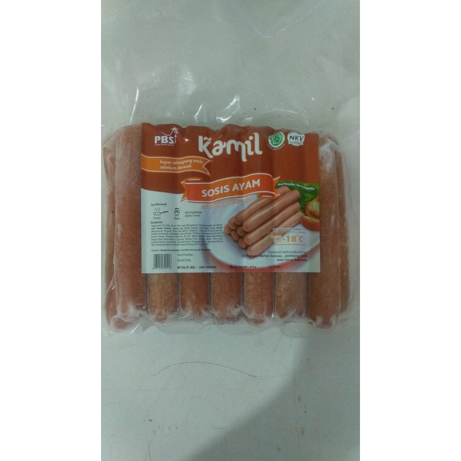 

KAMIL" Sosis Ayam 375 Gram