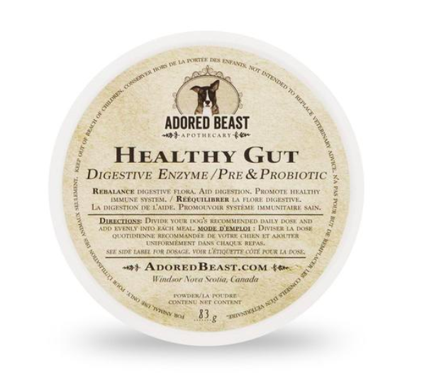 Adored Beast Healthy Gut - Pre & Probotics & Digestive Enzymes 83g