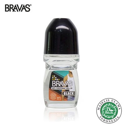 BRAVAS Roll On Deodoran Wanita 50 ML Anti Keringat / Lengket / Noda Perspirant Deodorant Original