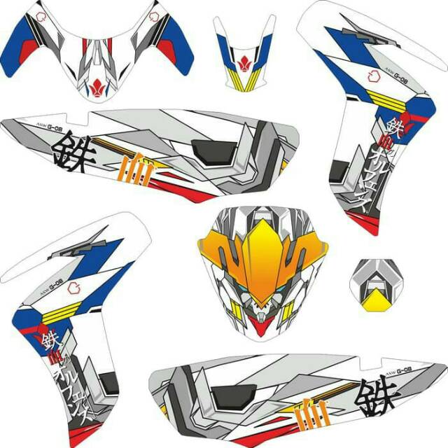 Sticker Lexi 2018 Fullbody Gundam Barbatos