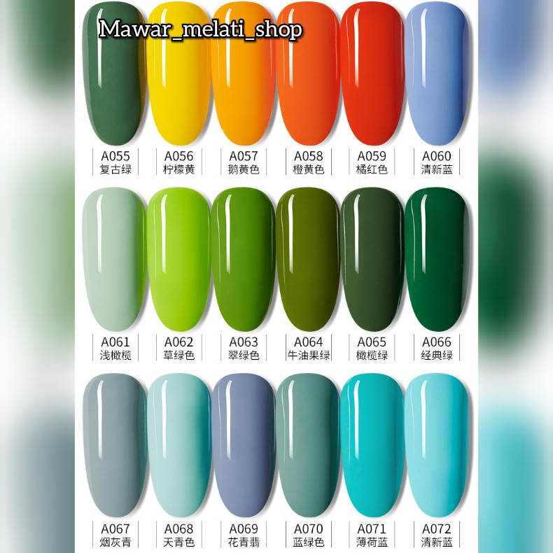 (A101-A132)CHARZIEG - Kutek UV gel kutek gel pewarna kuku gel (part 3)