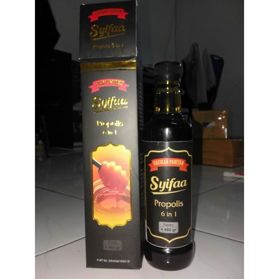 

Madu Racikan Pahitan SYIFAA 6 in 1 Plus Propolis Madu Hitam Pahit - MMD2245