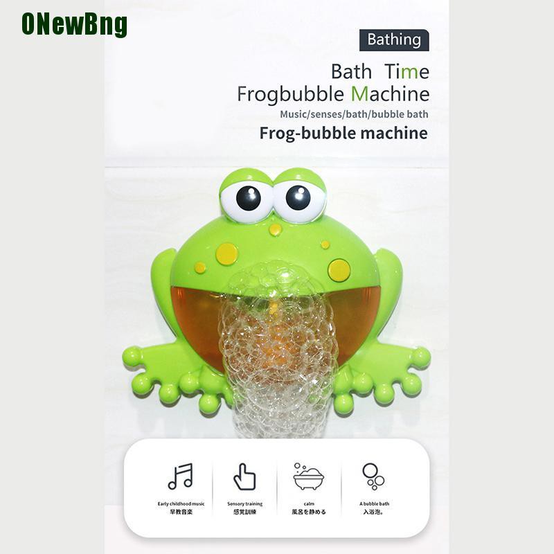 bubble making bath frog
