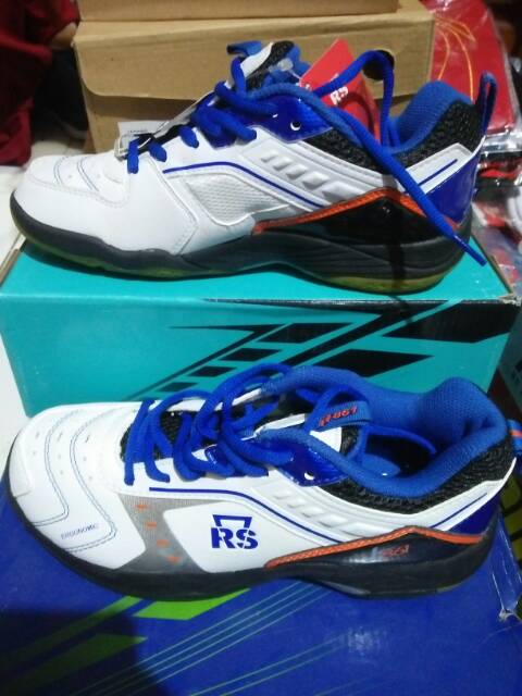 SEPATU BADMINTON RS JF 861 putih biru