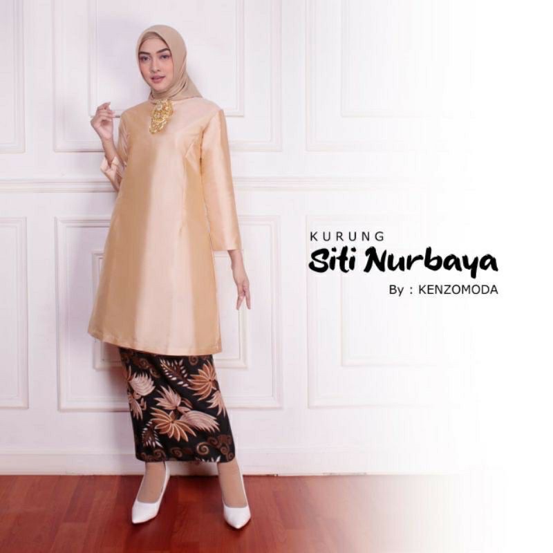 (COD) Kebaya Modern - Kebaya Tunik TAFETA - Baju Kurung Malaysia- Kebaya Malaysia -Kebaya tunik Melayu - Kebaya Siti nurbaya - Baju Kurung - Baju kurung Melayu