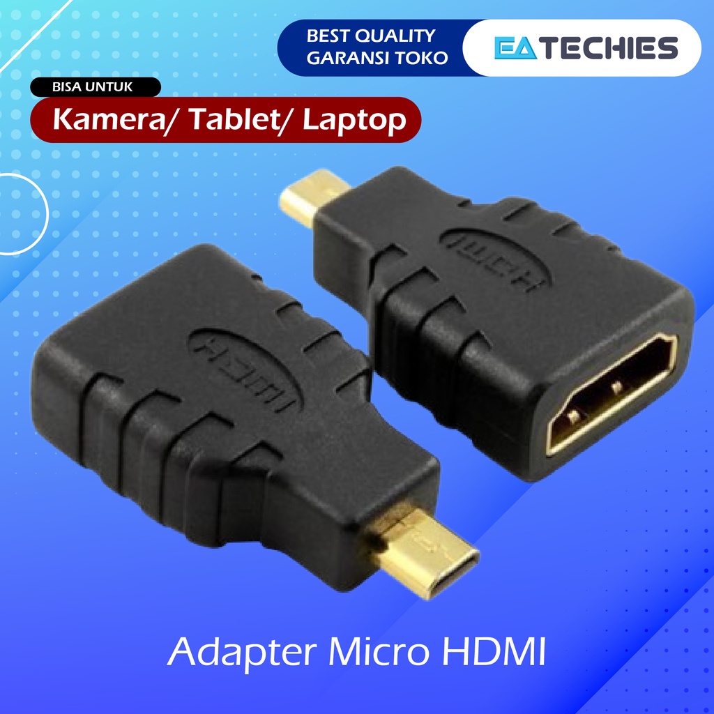 MICRO HDMI to HDMI Converter Adapter Gender Connector Konektor Gender Full HD Original Vention