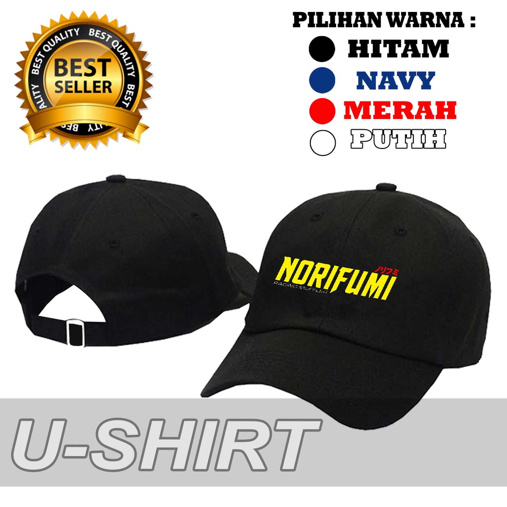 BERKUALITAS  Topi Baseball NORIFUMI MURAH TERBARU PRIA&WANITA DISTRO U-SHIRT
