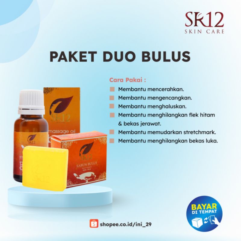 SR12 Minyak Bulus Sabun Bulus Asli Penghilang Bekas Luka Pembesar Payudara Bpom 20 ML