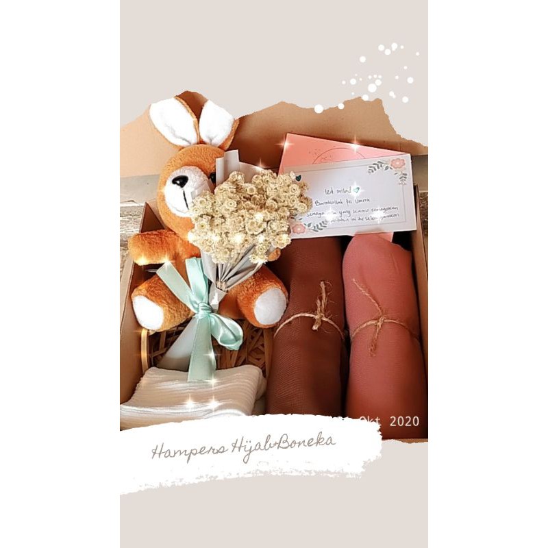 

Hampers Hijab buket edelweis mini||Hampers Birthday