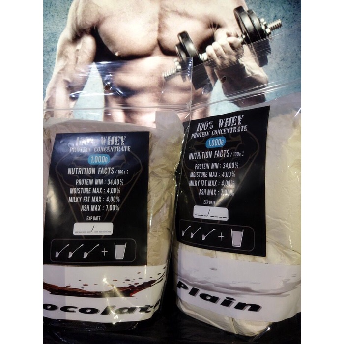 

PROMO!Susu buat bulking/tambah masa ottot (Wpc) 1 Kg