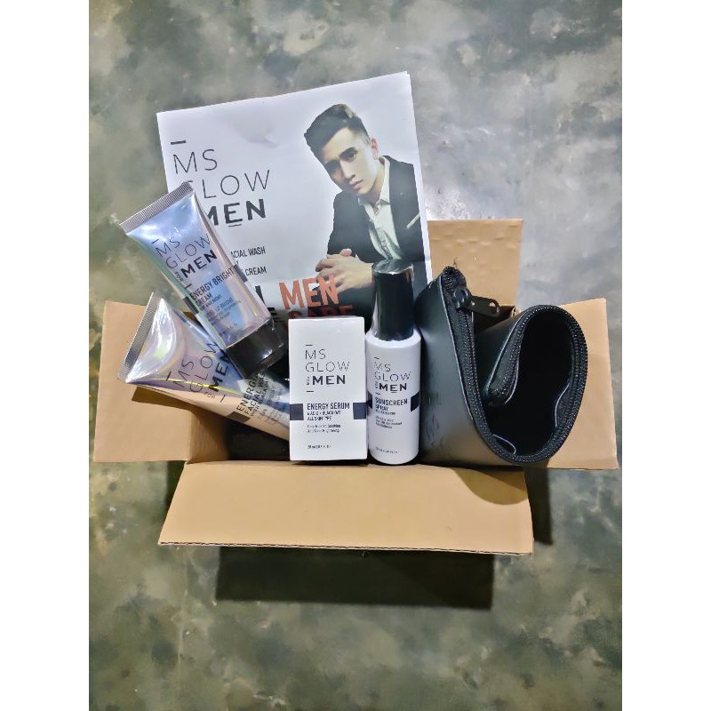 MS GLOW MEN LENGKAP