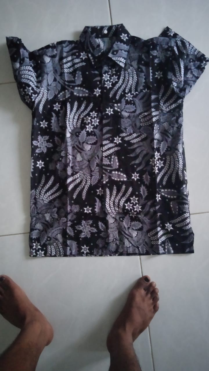 Batik Couple Keluarga Sania Ruffle Ori Ndoro Jowi Dnt