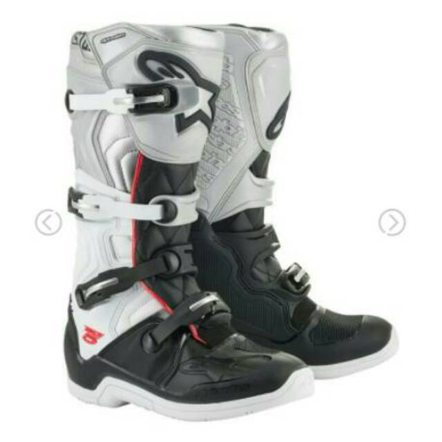 Alpinestar Tech 5, kombinasi warna silver putih hitam (limited edition)