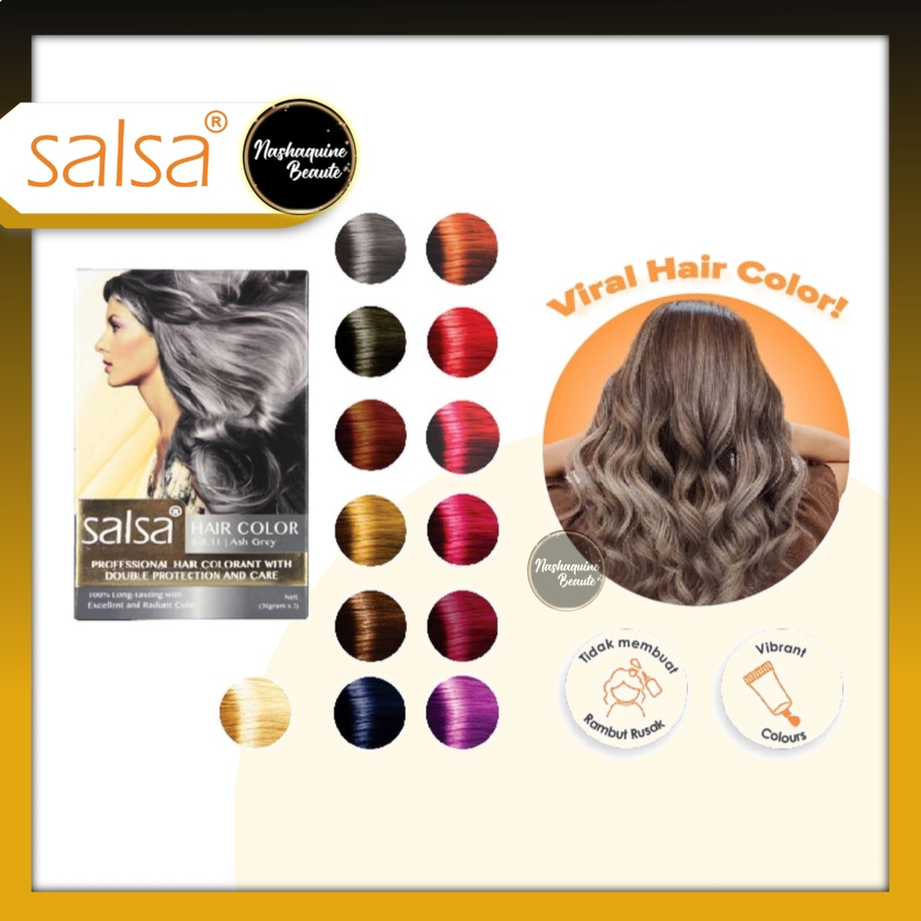 Salsa Hair Color - Cat Rambut Semir Permanen