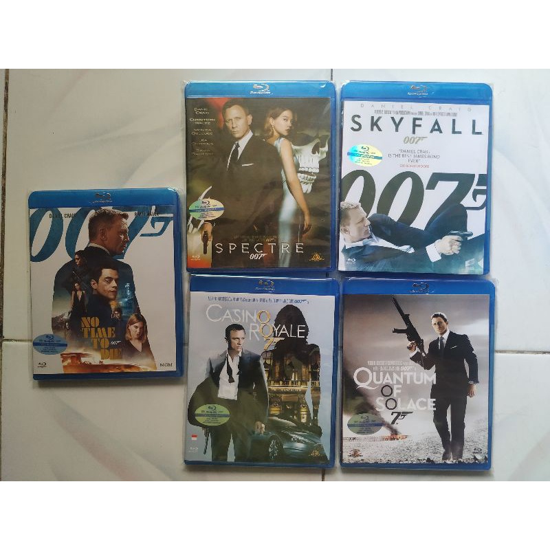 007 DANIEL CRAIG KOLEKSI JAMES BOND BLU-RAY BLURAY BD BR BLURAYDISC TRUE HD BLURAYDISC NO TIME TO DI