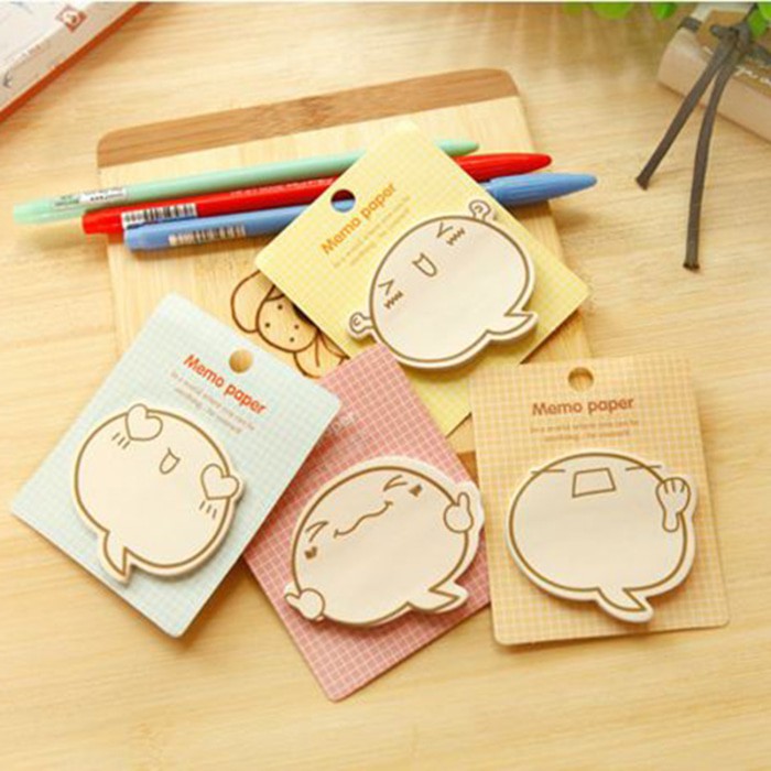 

STICKER NOTES KARAKTER EMOJI LUCU STIKER MEMO IMUT BUKU CATATAN TEMPELAN PENGINGAT TUGAS REMINDER