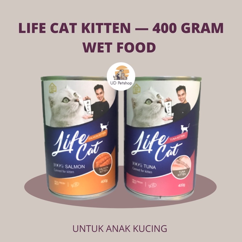 Life Cat Kitten Kaleng 400 gram — Makanan Kucing Basah