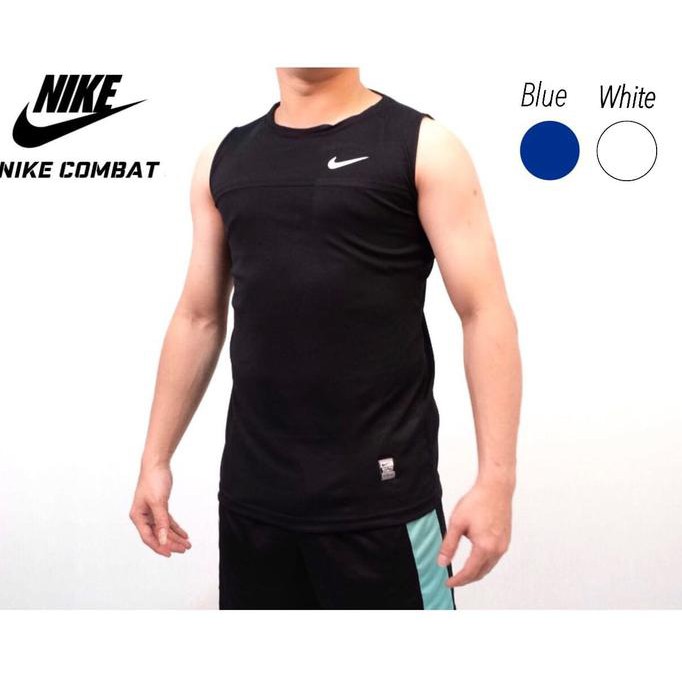 Diskon Singlet Baselayer Baju Gym Fitness Nike Combat Terbaru