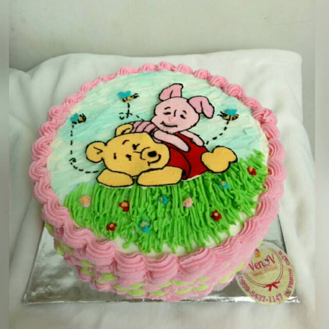 

Kue Tart Malang Ulang Tahun Ultah Anak Kartun Pooh Birthday Cake Lucu