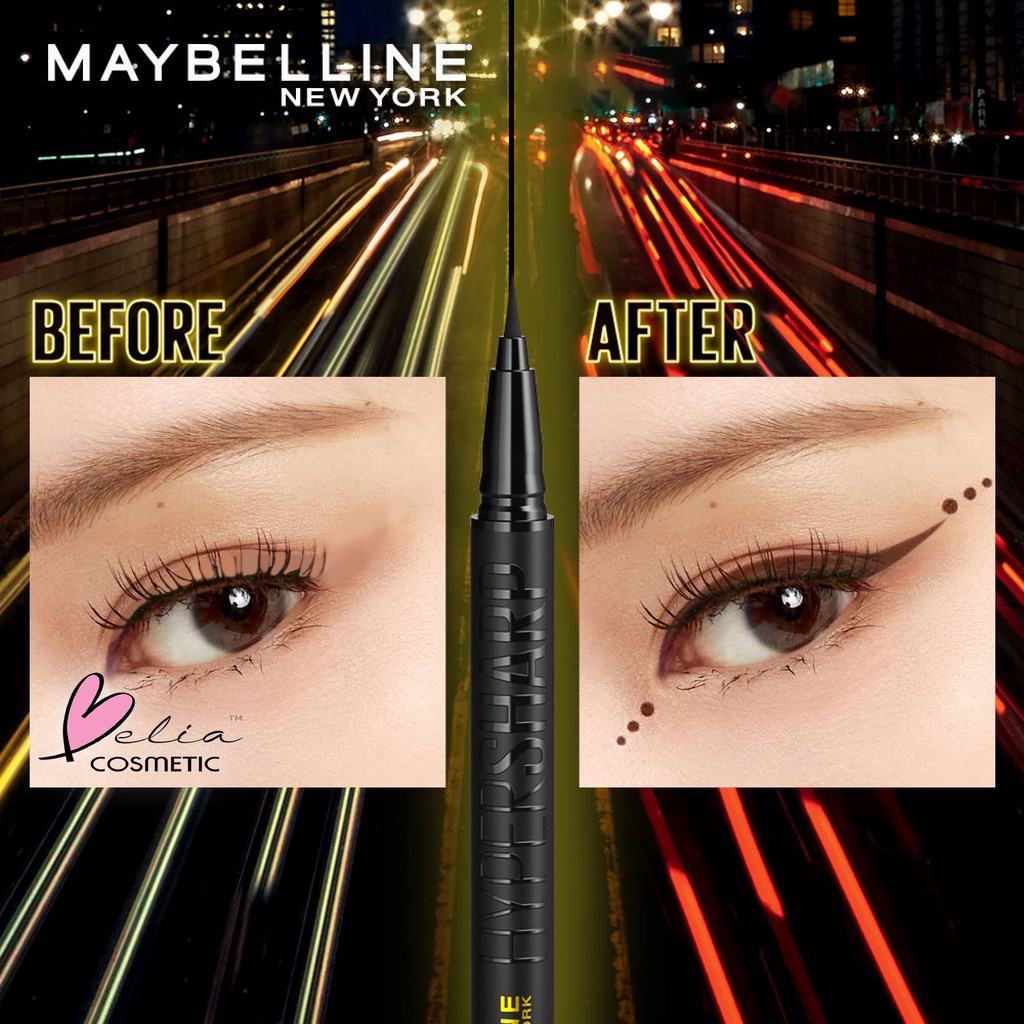 ❤ BELIA ❤ Maybelline Hypersharp Extreme Liquid Eyeliner - Eye MakeUp - Waterproof Eyeliner | BPOM