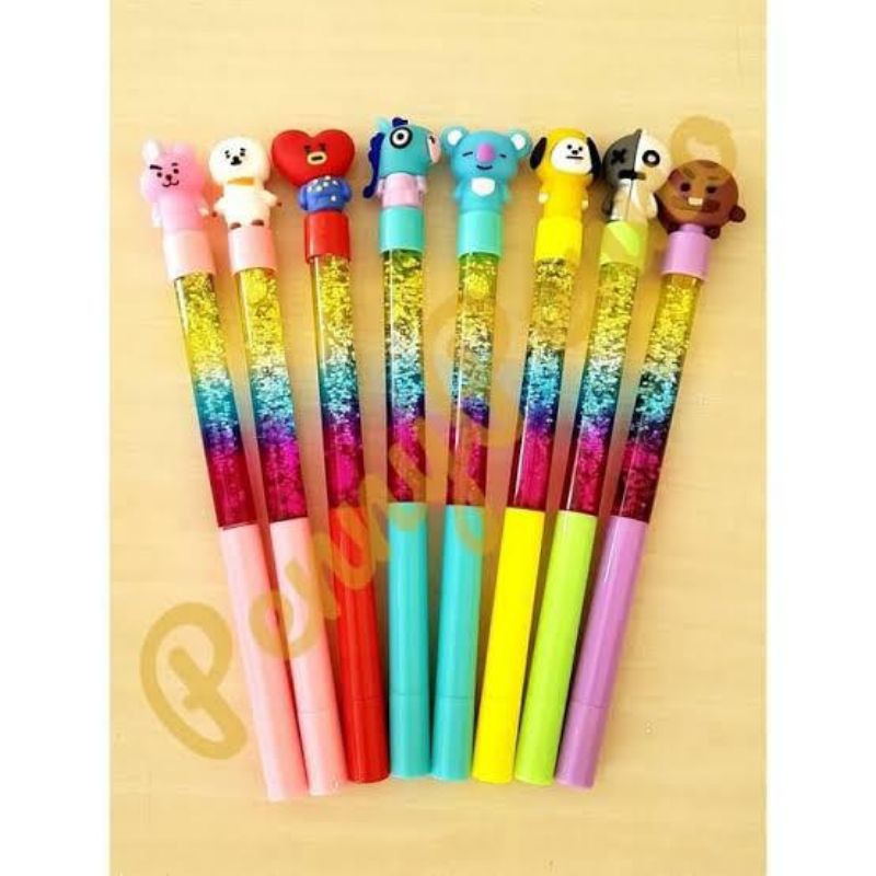 

Pulpen Glitter BT21