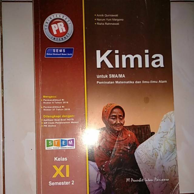 Buku PR Kimia kelas 11B