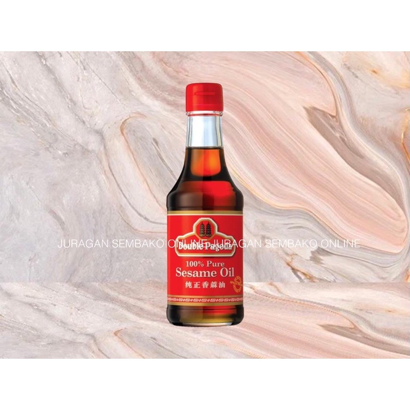 

(JSO) Double Pagoda 100% Pure Sesame Oil / Minyak Wijen ASLI 95m