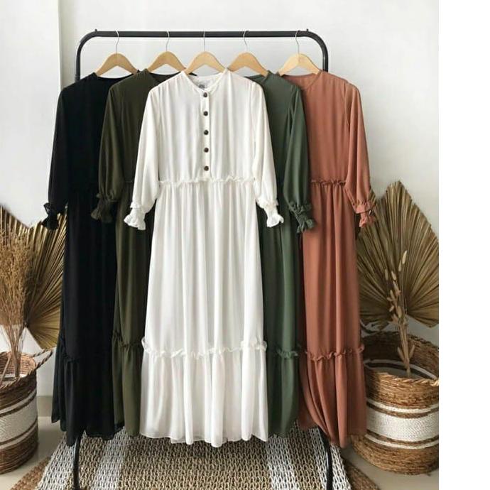 Trend - TERMURAH GAMIS CHIKA REMPEL BUSUI Gamis Polos gamis Malaysia Melayu