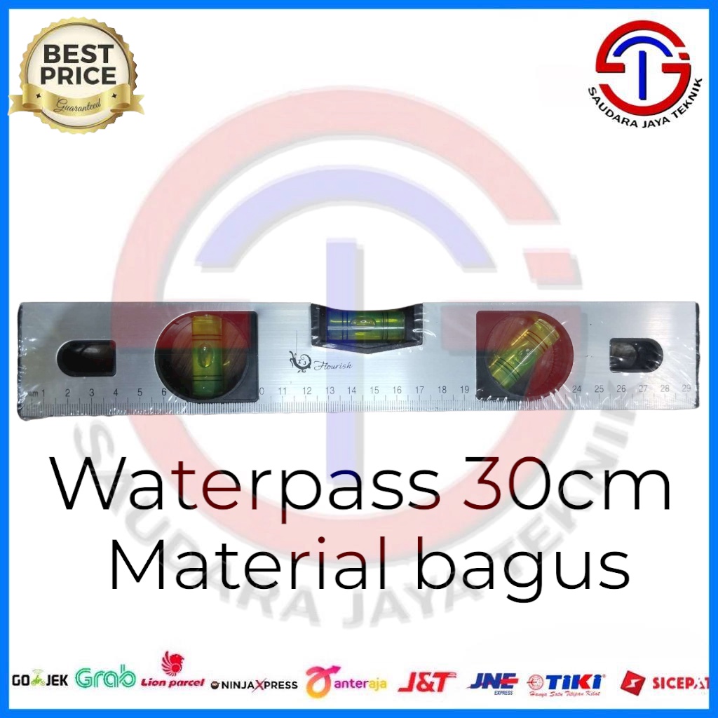 Flourish Waterpass MAGNET Alumunium 30cm (12") / 60cm (18")