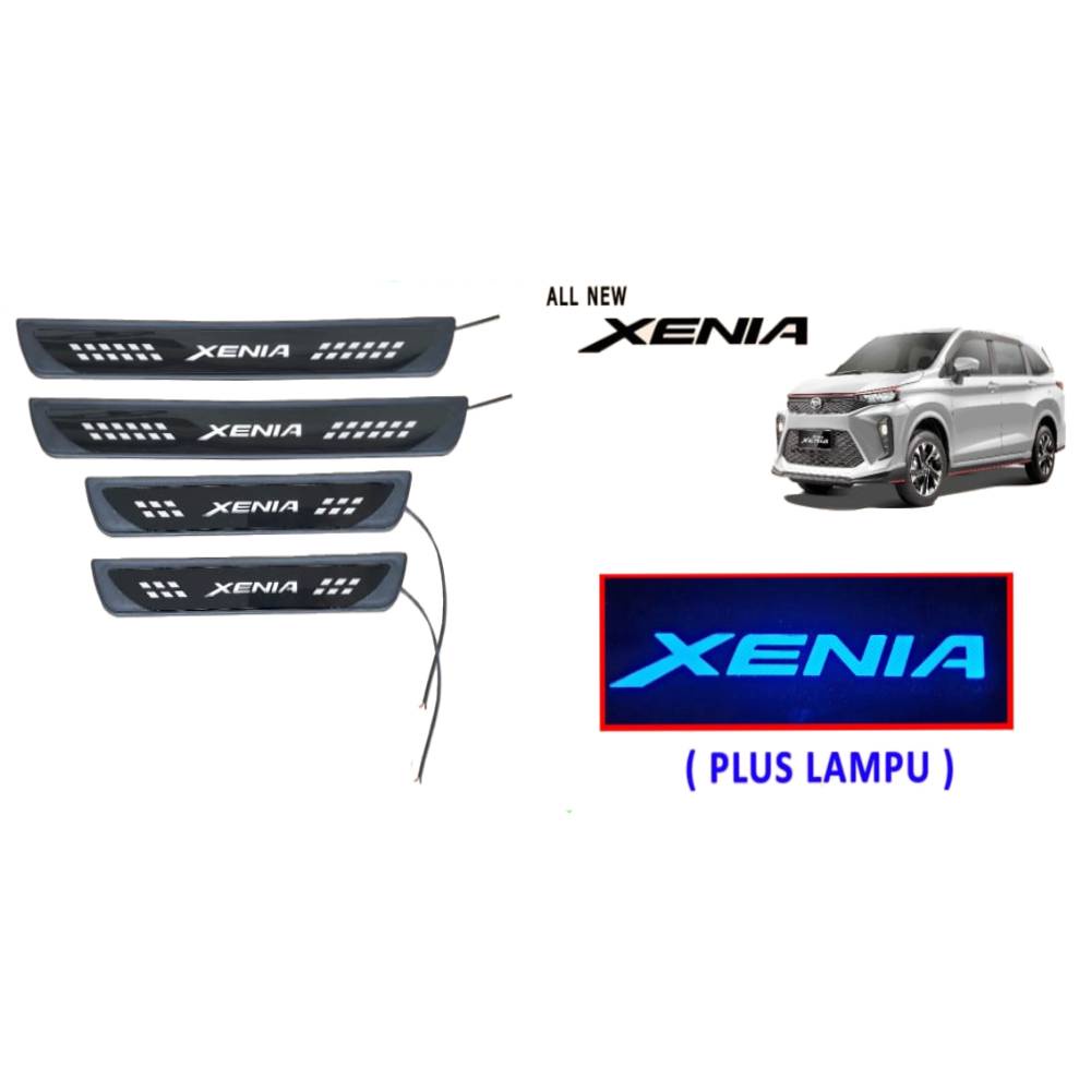 Sillplate Samping New Avanza Xenia Veloz 2022 Kombinasi Akrelik with Lamp