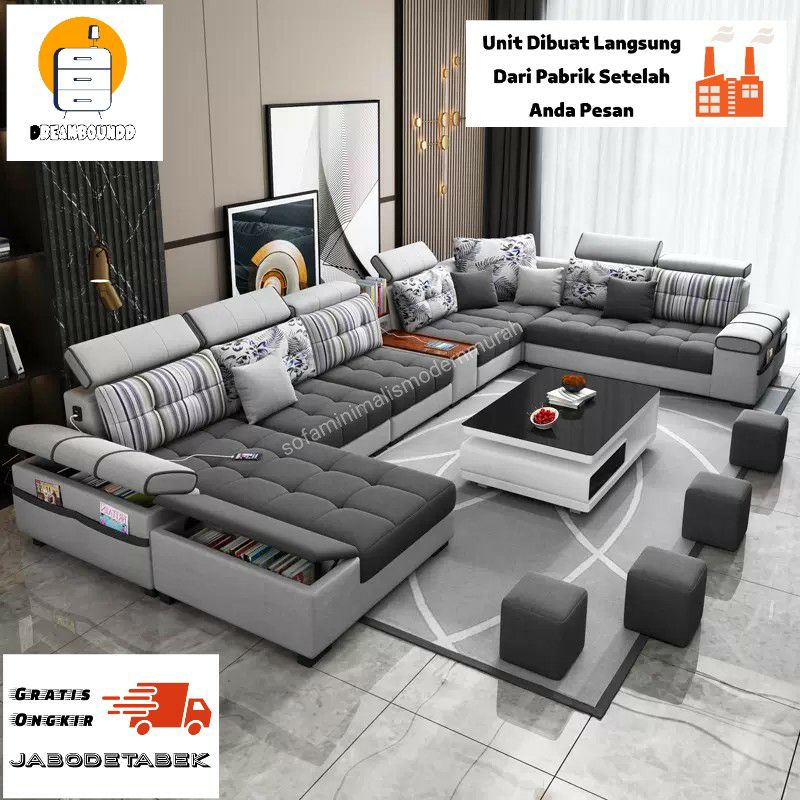 Sofa Minimalis Sofa Leter U Kursi Sofa Minimalis Modern
