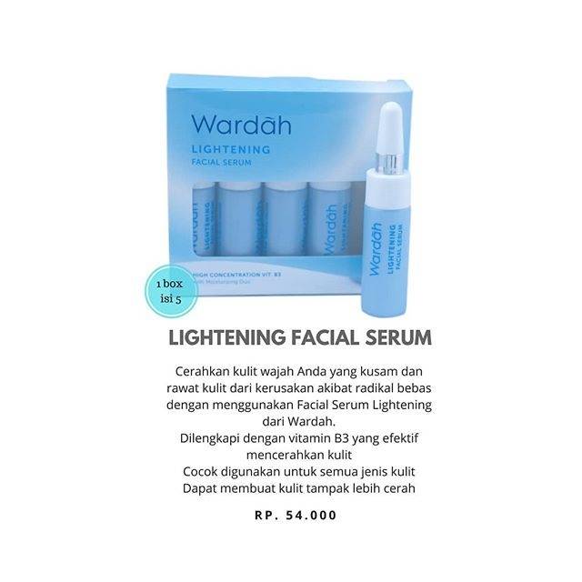 Wardah Lightening Facial Serum