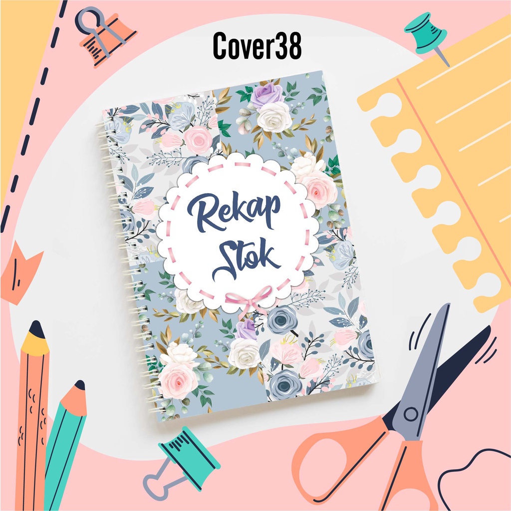 

Hanabi Buku Rekap Stok Barang BELI 2 Buku Gratis 1 Pen Gel kode 38-39