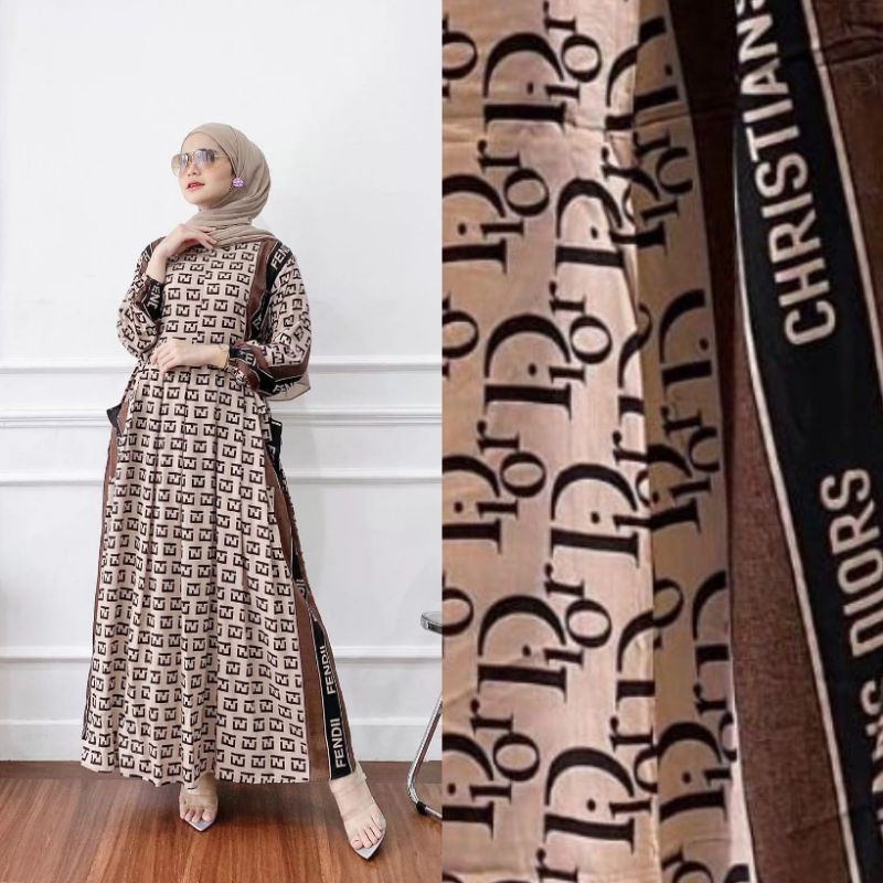 Gamis Milea / Dress Syari/ LD 120 cm / PB 130 cm / Gamis Rayon Premium / Dress Gamis Rayon Premium / Gamis Jumbo / Daster Gamis-MILEA(DR COKSU)