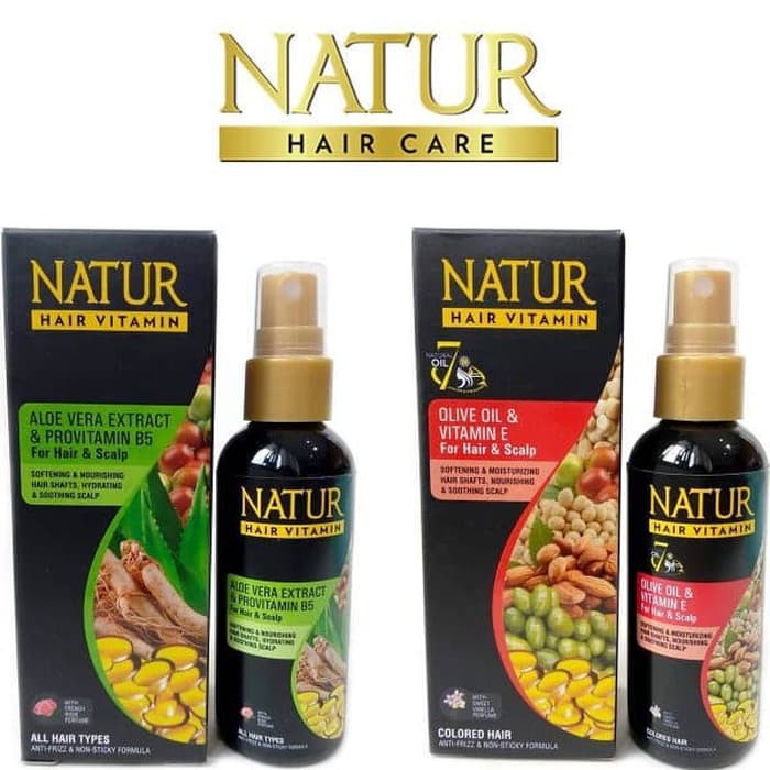 Natur Hair Vitamin / Vitamin Rambut Natur 80 ml