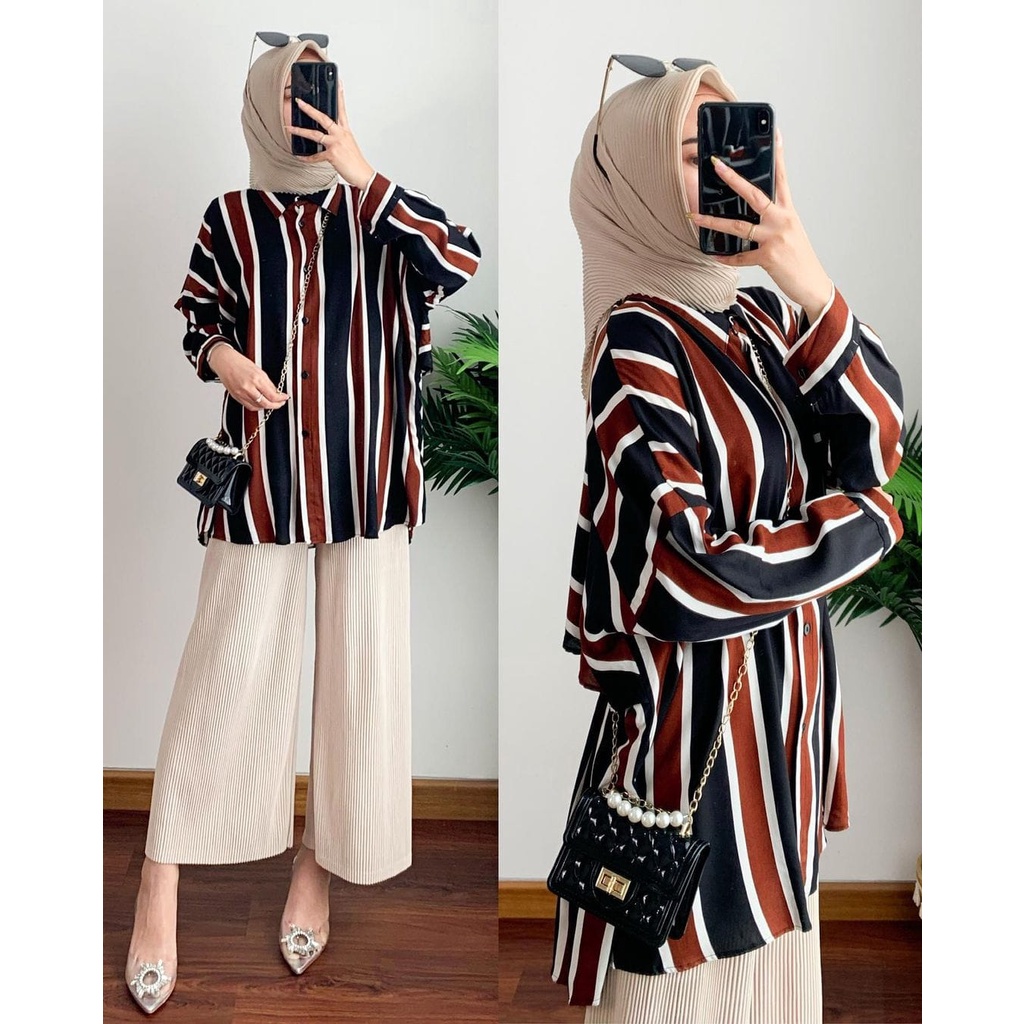 COD Gita Blouse JUMBO LD 140 / Blouse Wanita Terbaru 2022 / Blouse Wanita Korean Style / Atasan Wani