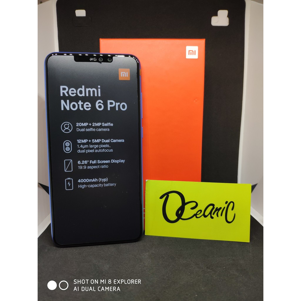 Xiaomi Redmi Note 6 Pro RAM 4GB Internal 64GB Garansi