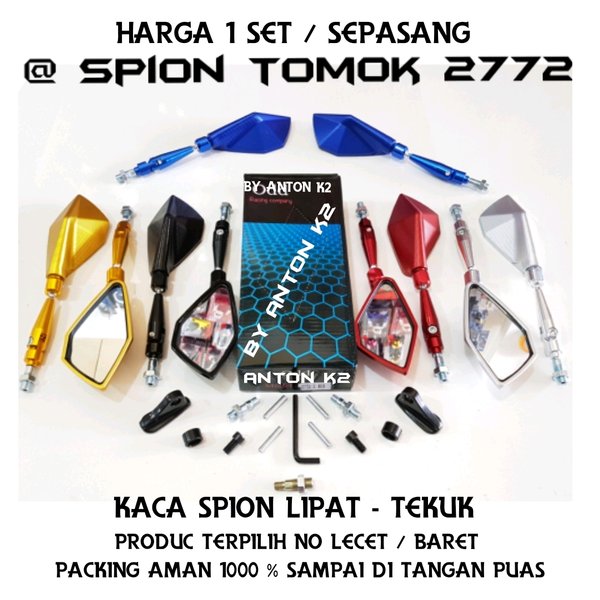 KACA SPION VARIASI MOTOR MIO SPORTY JUPITER Z  SONIC NOUVO Z TIGER REVO R15 NINJA R RR BYSON SUPRA