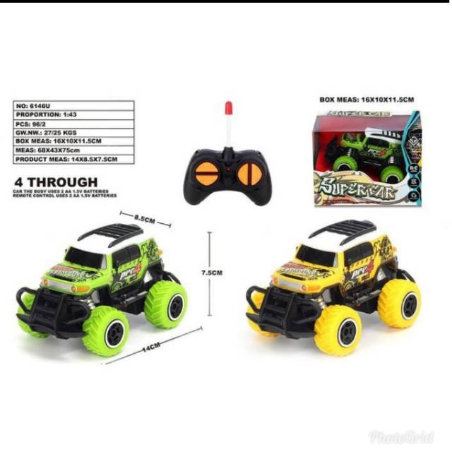  Mobil  Remote  Kontrol  Murah RC  Mini Car Model Jeep SUV 