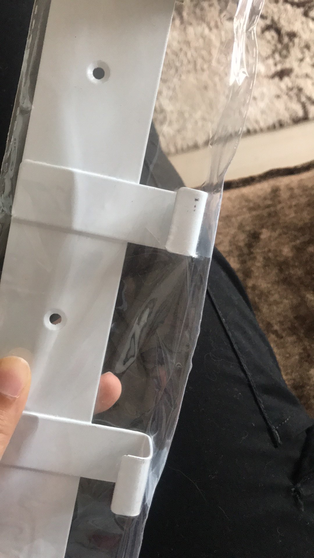 Gantungan Baju Dinding 5 Kait / Gantungan Serba Guna Tipe Neo (putih)