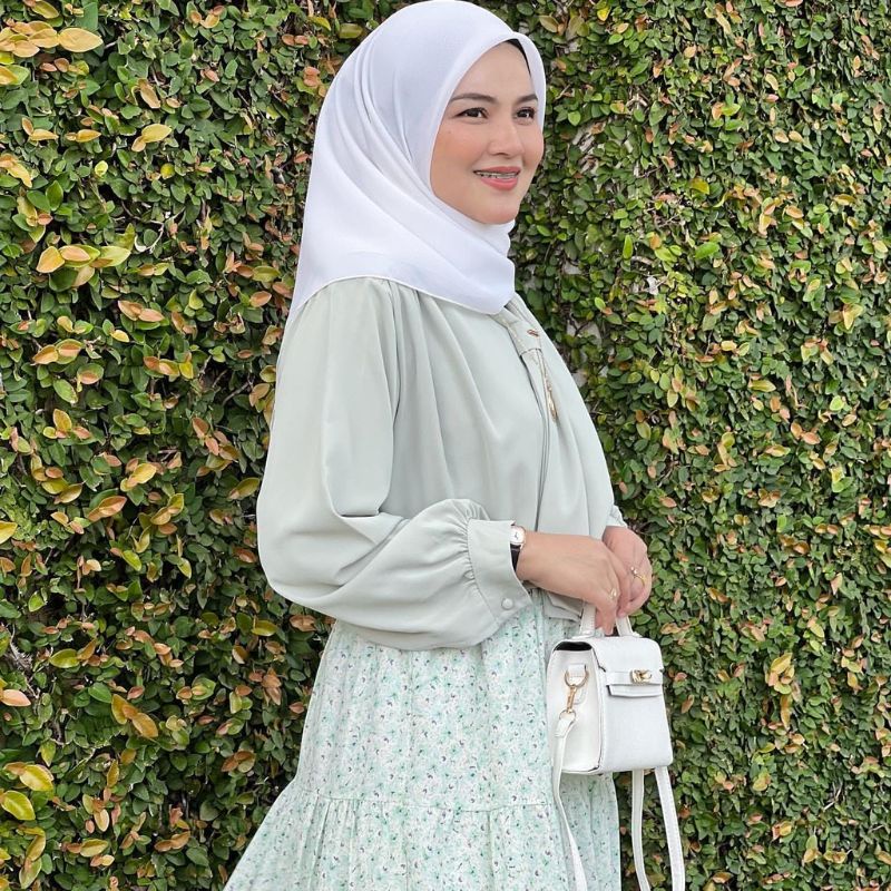 BLOUSE VENNYA Daily Blouse Wanita Wolfis Atasan Wanita Fashion OOTD