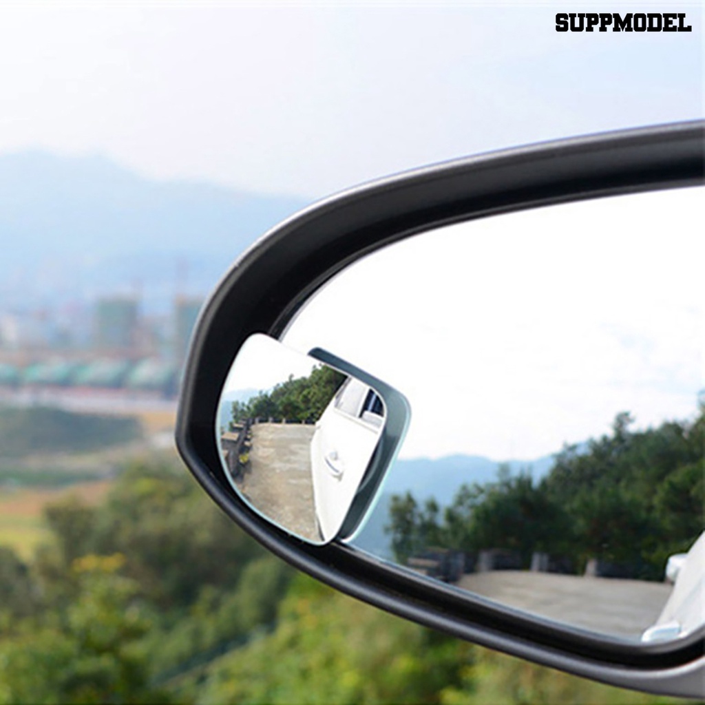 Sl 1pasang Kaca Spion Blind Spot Wide Angle Dapat Diatur Untuk Mobil Universal